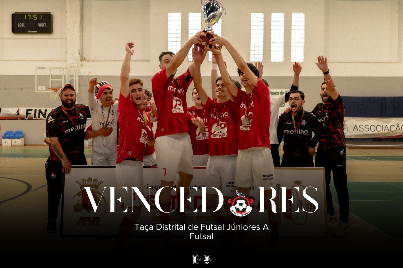 GD Vilar de Perdizes Vencedor da Final Four da Taça Distrital de Futsal Juniores A